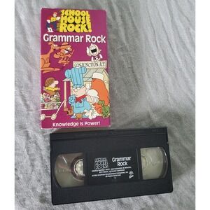Schoolhouse‎ Rock Grammar Rock VHS Tape Sleeve ABC Video Kids Educational Retro